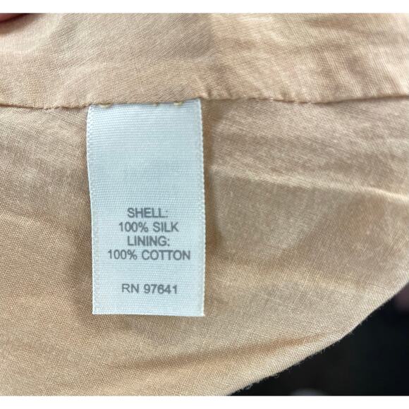 J. Jill 100% Silk Southwest Ikat Skirt Sz 12 A-Line Boho Desertcore EUC Boho - Picture 10 of 10